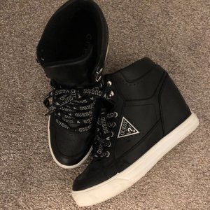 Women's Wedge Demetra Guess Brand Fashion Sneakers